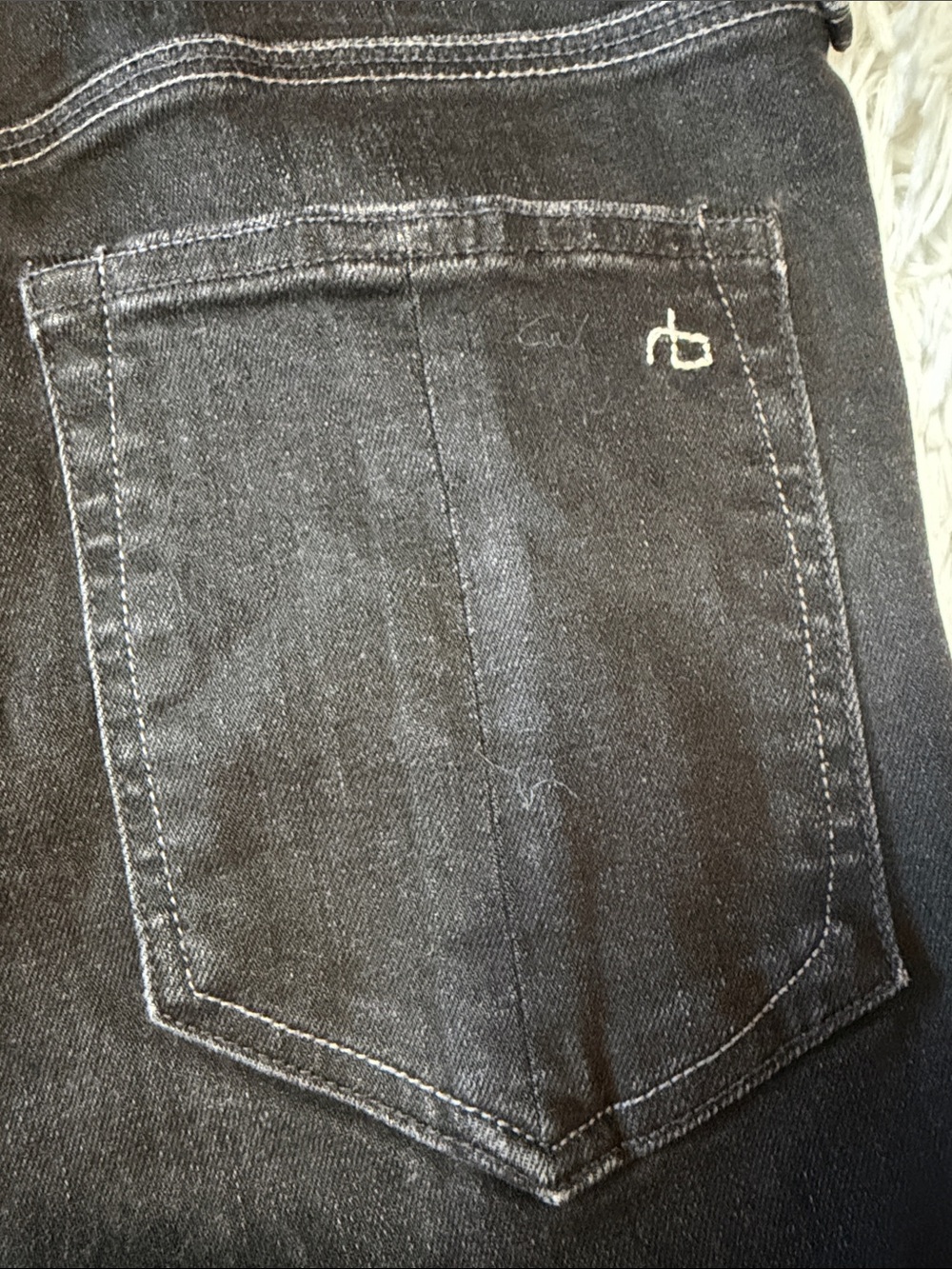 rag & bone Black Brook Slim Jeans Cut 18001 29